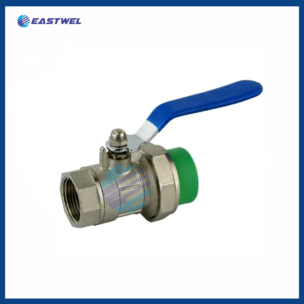 DOUBLE UNION PPR BRASS BALL VALVE 